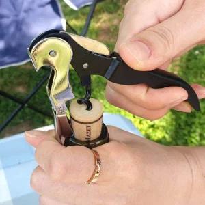 [골드스마일]휴대용 2단 와인 호일커터 오프너