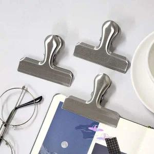 무광 메탈 집게 실버 사무용집게 메모집게 인테리어집