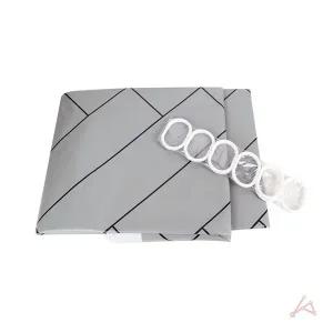 [골드스마일]욕실 방수 샤워커튼 그레이 EVA 욕실용 불투명 커튼