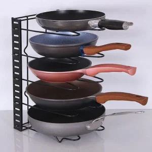 [콩심팥심]냄비정리대 뚜껑 단면 5단 거치대 그릇정리 주방선반대 싱크대정리