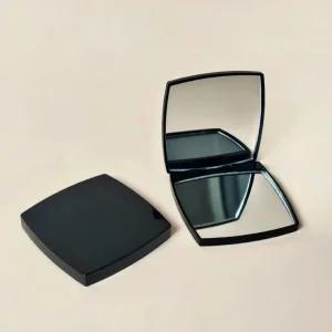 확대경 블랙 접이식 손거울 팩트 유광