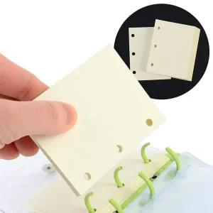 미니 링바인더 무지종이 속지 3공 다이어리 수첩