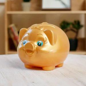 대형 복 돼지 저금통 철제 미니 pig