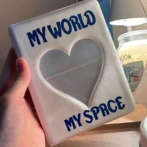 포토카드 콜렉트북 앨범 화이트 미니 사진첩