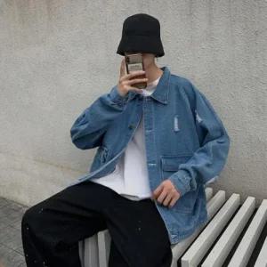 [라일리의류] Rly 남자 청자켓 데님 잠바 패션 데일리 아우터 자켓