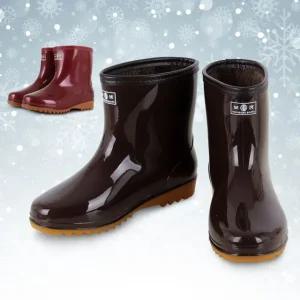 고무 방한단화 털안감 주방화 방수신발 물장화 조리화