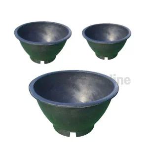 [콩심팥심]고무다라 원형화분 블루베리 상추재배 옥상화분 텃밭