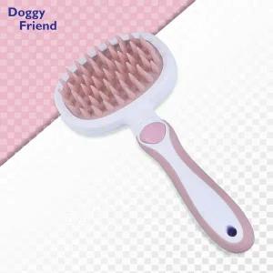 [콩심팥심]애완동물용품 펫그로 러버마사지 냥이브러시 핑크