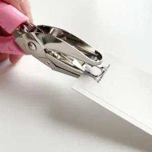 DIY 택 펀칭기 1.5mm 핸들 논슬립 펀치 1공펀칭기 핸