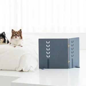 [콩심팥심]까비 핀사 2단형 반려동물 배변가림막 (블루)