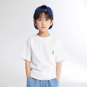 [스파오 키즈][COOL] 쿠디 자수 포켓 반팔티_SPRPE37KU4 376434