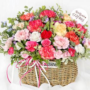 당일 꽃배달 카네이션 꽃바구니 생화 배달 A1940