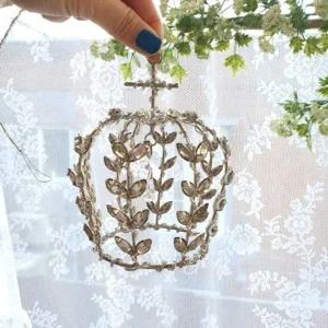 오리엔탈무드 보석 크라운 오너먼트 장식품