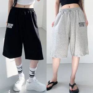 [하프클럽/]버뮤다 웨스턴 반바지 베이직 허리밴딩 5부반바지 트레이닝바지