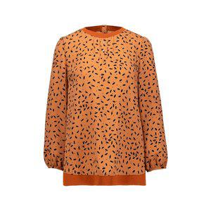 [벨리시앙](의정부점)니트 배색 핀턱 블라우스_BL3317