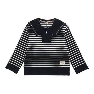 [NS홈쇼핑]2024가을 신상품 선염 스트라이프 맨투맨(DUF11TM51M_NV)[34670672]