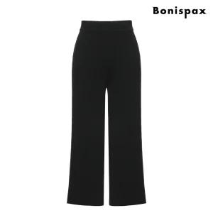[보니스팍스]사이드플리츠니트팬츠-MY76SL948