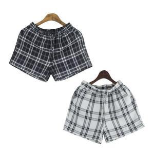 [BZFH8452_51IB]조그만하루-1741-체크반바지