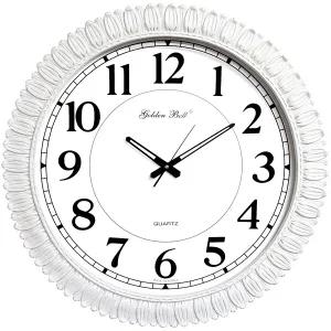 PM7085 특대형 해바라기행운 벽시계 60cm 화이트 국산