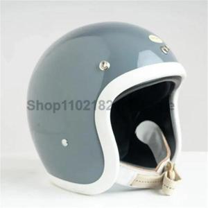 고강도 유리 섬유 일본 스타일 34 헬멧 할리 오토바이 초경량 크루즈 레트로 헬멧 Capacete