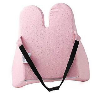 [JHQS81J0_4B]메모리폼 등받이 쿠션 핑크 사무실의자쿠션