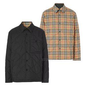 [버버리] 24SS 남성 8049139 리버시블 빈티지 체크 퀄팅 자켓 베이지&블랙