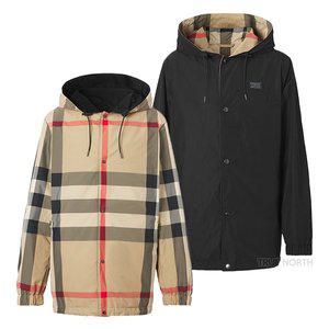 [버버리] 24SS 남성 8043403 리버시블 빈티지 체크 자켓 점퍼 블랙&베이지