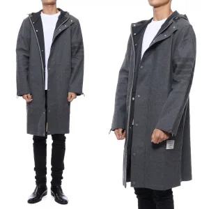 [롯데백화점]톰브라운 21FW 남성 사선 트윌 파카 코트 (MJT284A_06772_035_21F)