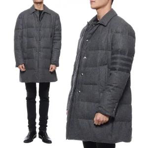 [롯데백화점]톰브라운 21FW 남성 사선 클래식 오버코트 (MOD001Z_06393_035_21F)