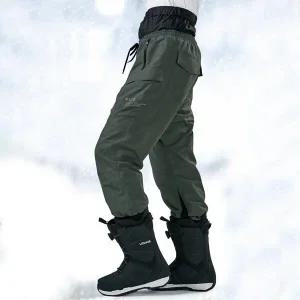 [루페코리아] 남자 여성 스키복 보드복 바지 조거 팬츠 FZ-909-4 카키