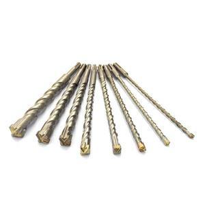 1Pc 콘크리트 SDS 플러스 비트 크로스 커터 헤드 더블 오거 해머 110mm 200mm 벽 벽돌 블록 전기