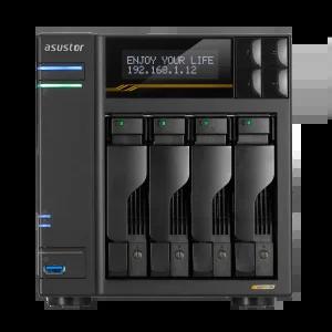 아수스토어 AS6804T 120TB (30TB x 4개) 기업용 나스 스토리지 서버 라스코