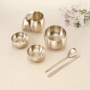 화담 방짜 유기 1인 단반상기 나홀로집에 혼밥 세트