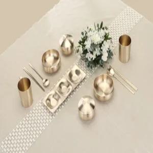 화담 방짜 유기 2인 반상기 너랑나랑 세트 신혼부부