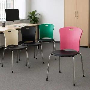 [인터데코]쌓아서 정리 OK! 손잡이 달린 이동형 의자 1+1 WB653