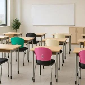 [인터데코]강의실 학원 식당 카페 의자 WB656