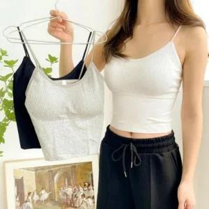 베이직스타일 브라렛 편안한 스타일 나시 골지 (44dX3)