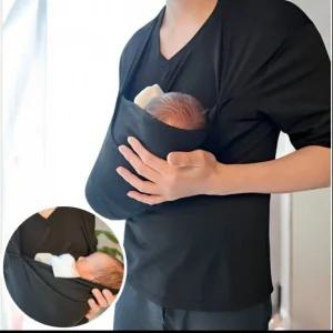 고퀄리티   벨라마마 캥거루 아빠 아기 티셔츠