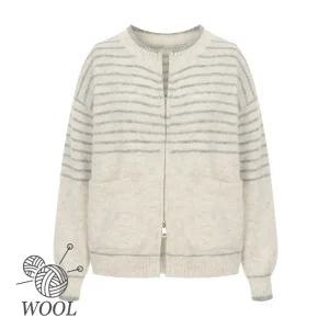 [롯데백화점]티뷰 단가라 포켓 집업 울가디건_V5C-CCA007