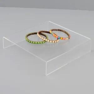 액세서리 반지 시계 투명 장식 ㄷ형 180x180x40mm (46cK4)