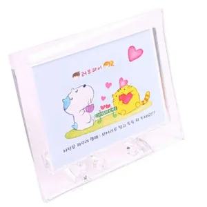 유리 차량액자(가로)10x8cm 탁상액자 미니액자 책상액자 가족사진 작은액자