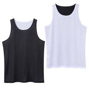 키드마우 남성 리버서블 농구 저지 블랭크 메시 저지 팀 농구 유니폼 스포츠 셔츠 S-XXL