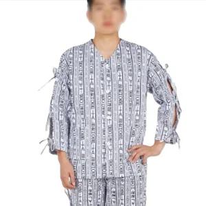 정형외과환자복 상의 한쪽트임 병의원입원복 병원복 환자가운 환자의류 의료용 환의