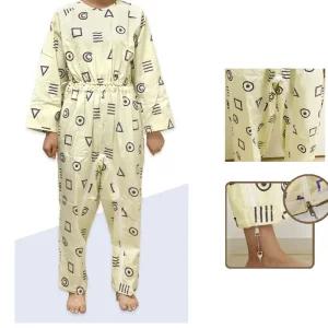 요양원 환자 우주복 순면 실켓가공 잠금 밑트임 베스트 정형외과 검진센터 의료용