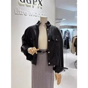 [갤러리아] 빽버클 페이크레더자켓(GOZ1JK009F)