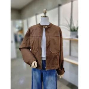 [갤러리아] ABFZ 넥라운드 집업 세무자켓(ABZ4HL05)