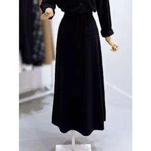 [갤러리아] [레코브]니트 플레어 롱스커트(LC31EYSK601X)