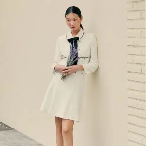 [롯데백화점]케네스레이디 오디에르 플레어 트위드 스커트 (ERSKOD42)