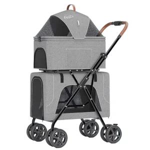 대형견 웨건 개모차 강아지 펫트레일러 산책용 12kg 트레일러