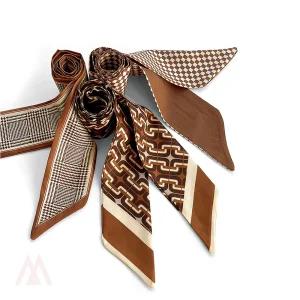 901M 패턴 스카프 실크스카프